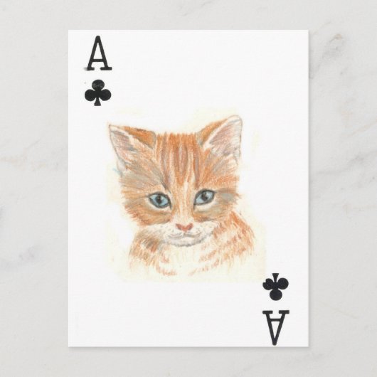 クラブのエース ポストカード (正面)