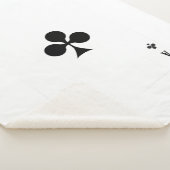 クラブのカード遊マッチングおもしろいハロウィン シェルパブランケット (3/4)