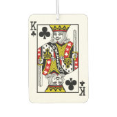 クラブのキングトランプ カーエアーフレッシュナー (正面)