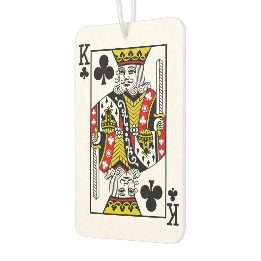 クラブのキングトランプ カーエアーフレッシュナー (左)