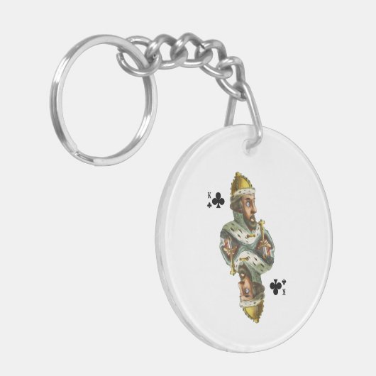 クラブのキング キーホルダー (正面左)