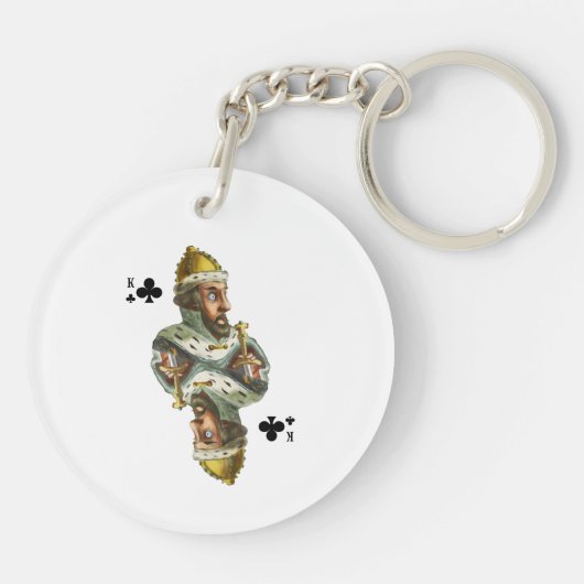 クラブのキング キーホルダー (裏面)