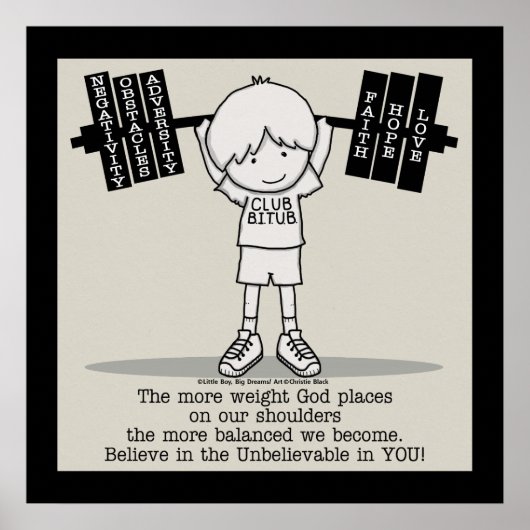 クラブのバイツブ – よりバランスの取れた(と縁ど共) ポスター (正面)