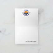 クラブの挨拶状またはノートカード カード (内部)