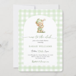 クラブの赤ちゃんシャワーの新機能 招待状