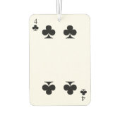 クラブの4 カーエアーフレッシュナー (裏面)