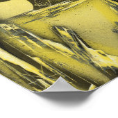 クラブは黒から黄色のスーツ ポスター (角)