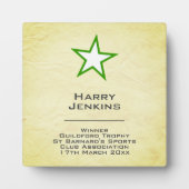 クラブまたは協会の受賞者の賞 フォトプラーク (正面)