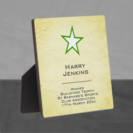 クラブまたは協会の受賞者の賞 フォトプラーク