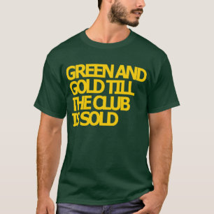 クラブまで緑そして金ゴールドは販売されたTシャツです Tシャツ