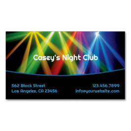 クラブアップリートDJ マグネット名刺