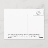 クラブアップル美しい ポストカード (裏面)