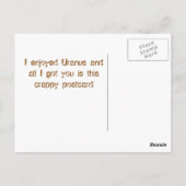 クラブウラヌス ポストカード (裏面)