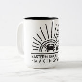 クラブオンザショアコーヒーマグ ツートーンマグカップ (正面左)