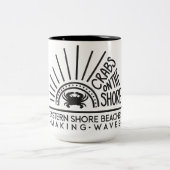 クラブオンザショアコーヒーマグ ツートーンマグカップ (中央)