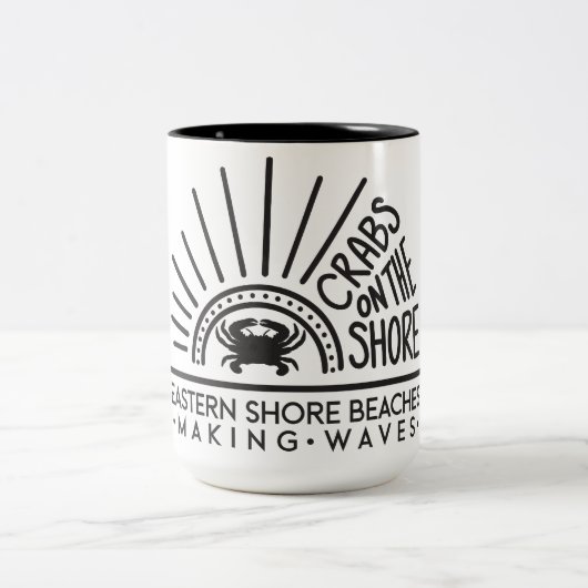 クラブオンザショアコーヒーマグ ツートーンマグカップ (中央)