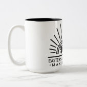 クラブオンザショアコーヒーマグ ツートーンマグカップ (左)