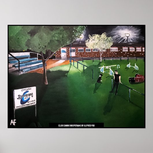 クラブカニノブーメラン絵を描ズバイアルフレッドキツネ ポスター (正面)