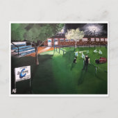 クラブカニノブーメラン絵を描ズバイアルフレッドキツネ ポストカード (正面)