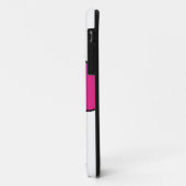 クラブカラーの電話ケース!クラレット&ブルーシャツ Case-Mate iPhoneケース (裏面/左)