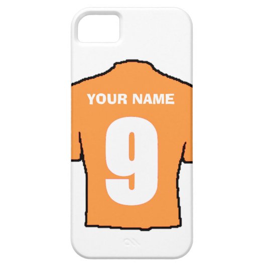 クラブカラーの電話ケース! – 古い金ゴールドシャツ Case-Mate iPhoneケース (裏面)