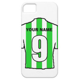 クラブカラーの電話ケース！緑と白シャツ iPhone 11 ケース