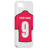 クラブカラーの電話ケース! – 赤シャツ Case-Mate iPhoneケース (裏面/右)