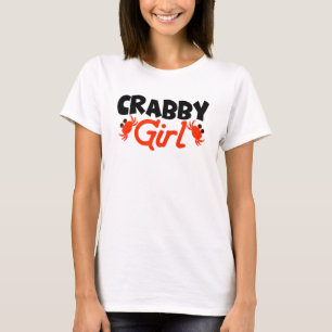 クラブガールカニロブスターカニカニのカニのカニ Tシャツ