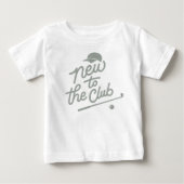 クラブゴルフに新メンバー ベビーTシャツ (正面)