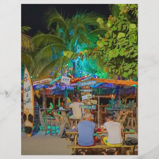 クラブサマービーチカスタムパーティーの写真とロゴの追加 チラシ (裏面)