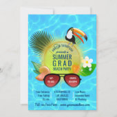 クラブサマービーチカスタムパーティー 招待状 (正面)