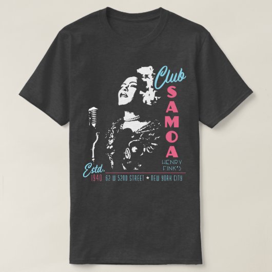 クラブサモア Tシャツ (デザイン正面)