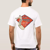 クラブサーフィンのダイヤモンドのロゴメンズティー Tシャツ (裏面)