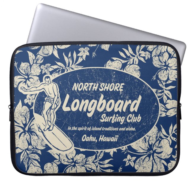 クラブサーフィンのハワイのネオプレンのウェットスーツ ラップトップスリーブ (正面)