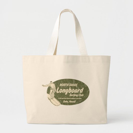 クラブサーフィンのビーチのバッグ ラージトートバッグ (正面)