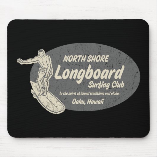 クラブサーフィンのロゴのマウスパッド マウスパッド (正面)