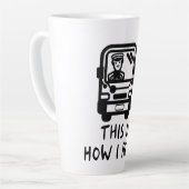 クラブシェルバインド カフェラテマグ (左アングル)