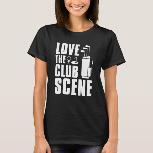 クラブシーンが好き Tシャツ (正面)