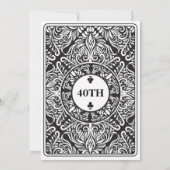 クラブズカ遊ード誕生日エースベガス招待状 招待状 (裏面)