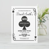 クラブズ遊カード誕生日エースベガスカジノ 招待状 (スタンド正面)