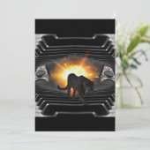 クラブディスコDJキーボードブラックパンサーディーゼイ 招待状 (スタンド正面)