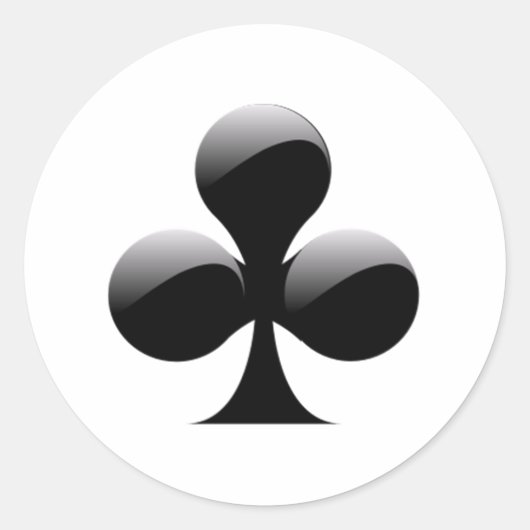 クラブトランプ ラウンドシール (正面)