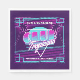 クラブトロピカーナネオンサイン スタンダードランチョンナプキン