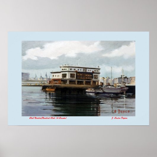 クラブナウティコ（Aコルニナ）/クラ航海のブ（Aコルニナ） ポスター (正面)