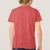 クラブネームを追加するテニスチームキャプテン トライブレンドＴシャツ (裏面)