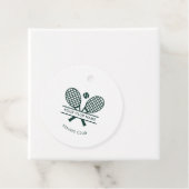 クラブネームテニスチームグリーンカスタム フェイバータグ (インサイチュ)