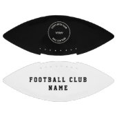 クラブネームロゴ白黒フットボール アメリカンフットボール (パネル)