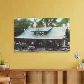 クラブハウスの外観 キャンバスプリント (インサイチュ (リビング))