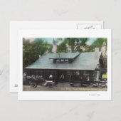 クラブハウスの外観 ポストカード (正面/裏面)