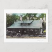 クラブハウスの外観 ポストカード (正面)